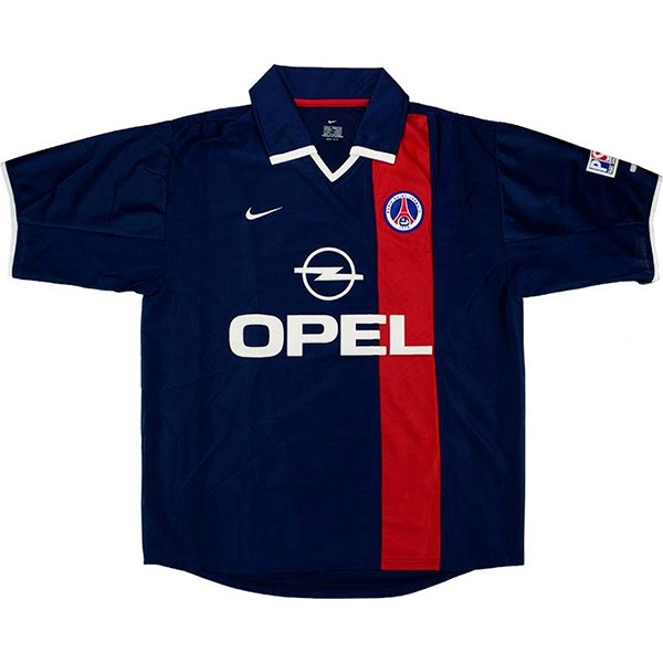 Tailandia Camiseta Paris Saint Germain 1ª Retro 2001 2002 Azul